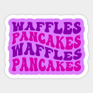 Waffles and Pancakes Sticker